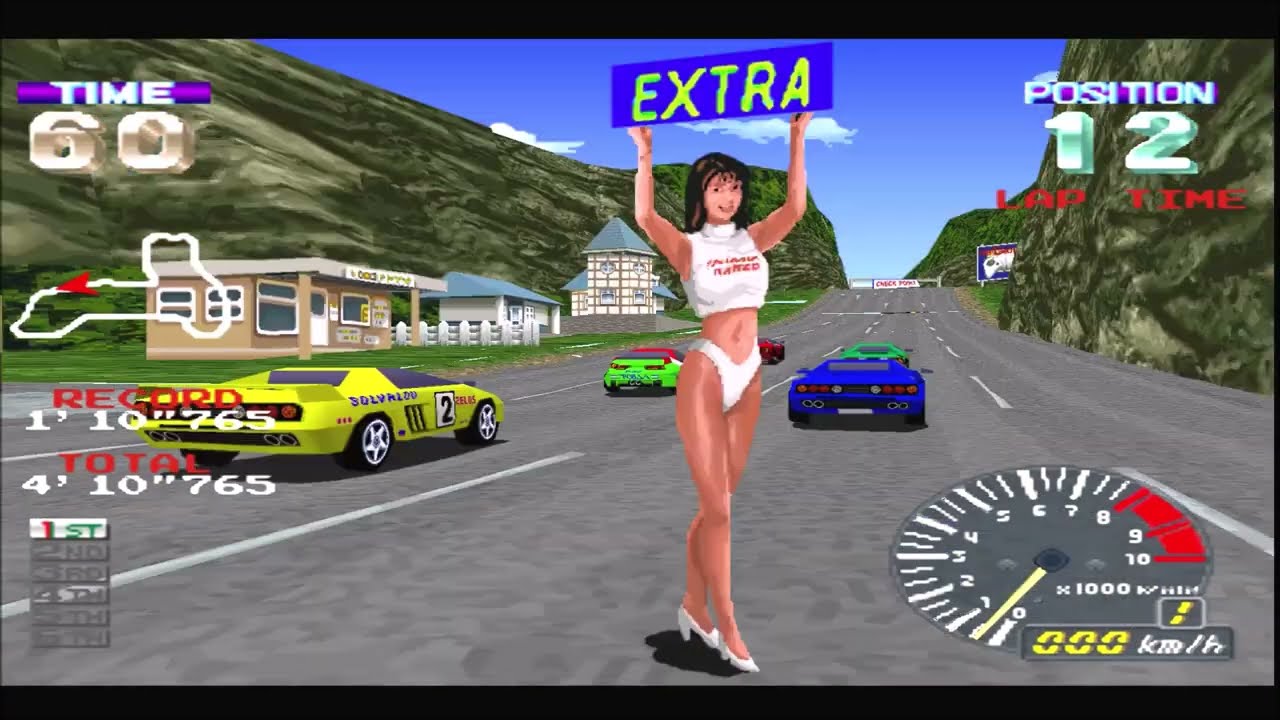 Ridge Racer Revoultion PS1 Novice Race Extra