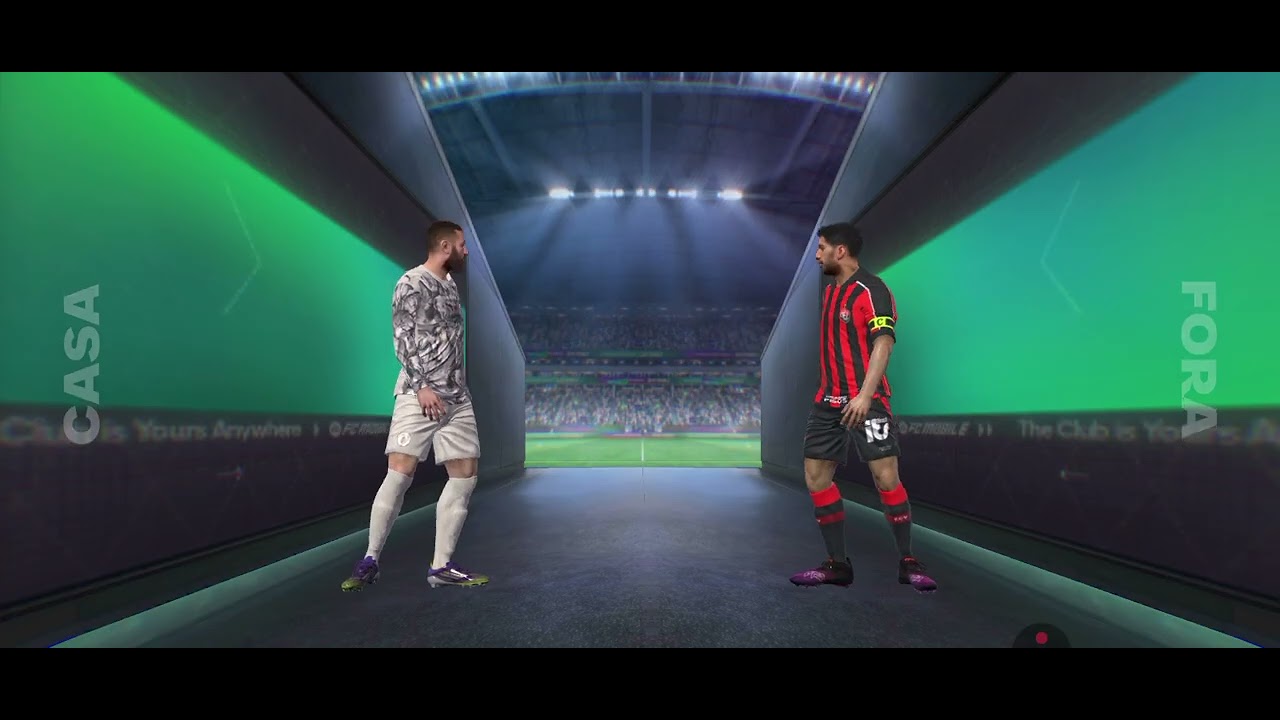 Jogando fc mobile 