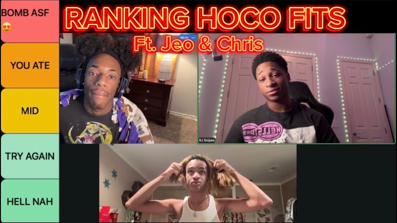 Ranking Your HomeComing Outfits | Rjunarchived Ft. @lifeofjeo @ChaosChriz