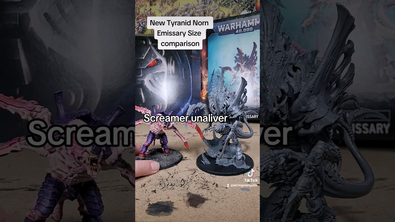 Tyranid Norn Emissary Size Comparison #AdWIP&nbsp;#New40k#WarhammerCommunity