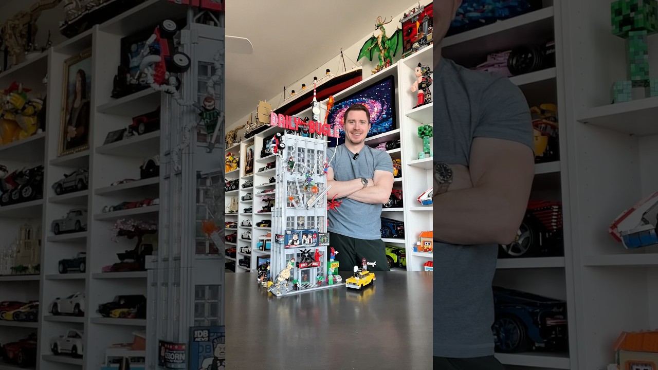 Собираем LEGO Marvel Daily Bugle! #LEGO #Marvel #DailyBugle #ASMR #Movie
