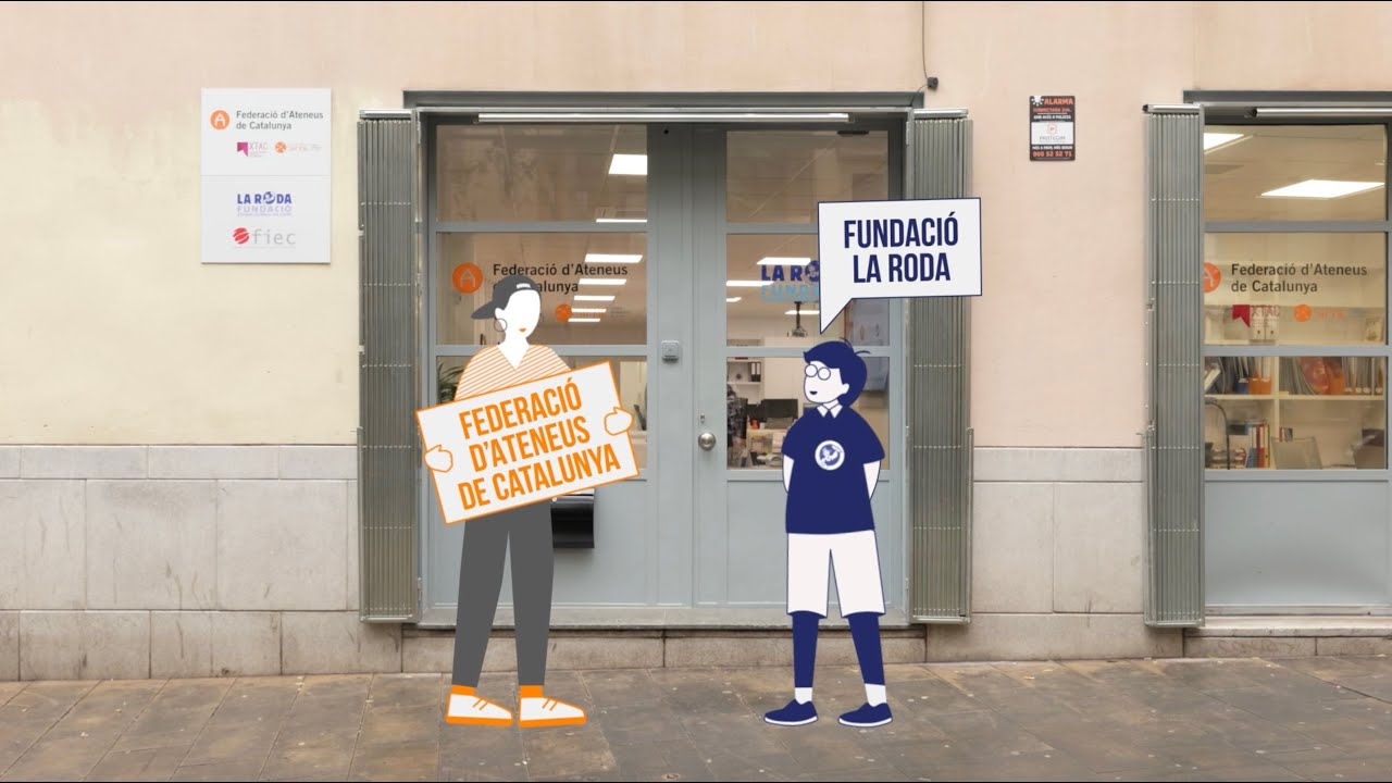 V&iacute;deo animat per a la Federaci&oacute; d'Ateneus de Catalunya i la Fundaci&oacute; La Roda