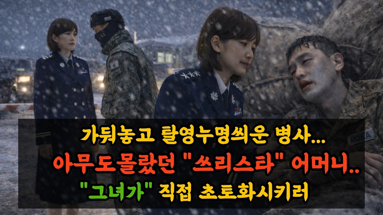 군대사연 가둬놓고 탈영누명씌운 병사...아무도몰랐던 