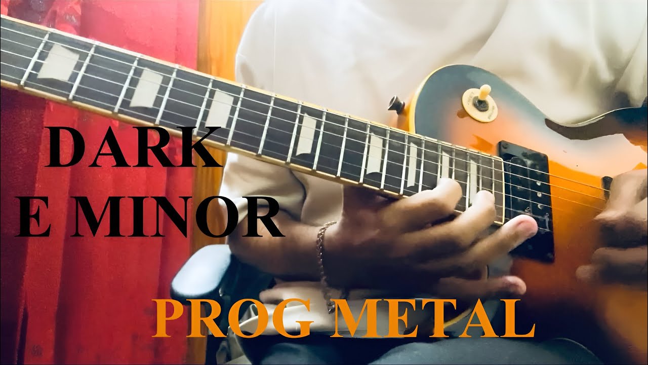 E Minor Modern Progressive Metal Guitar Solo | Heavy Rhythm & Dark Groove.
