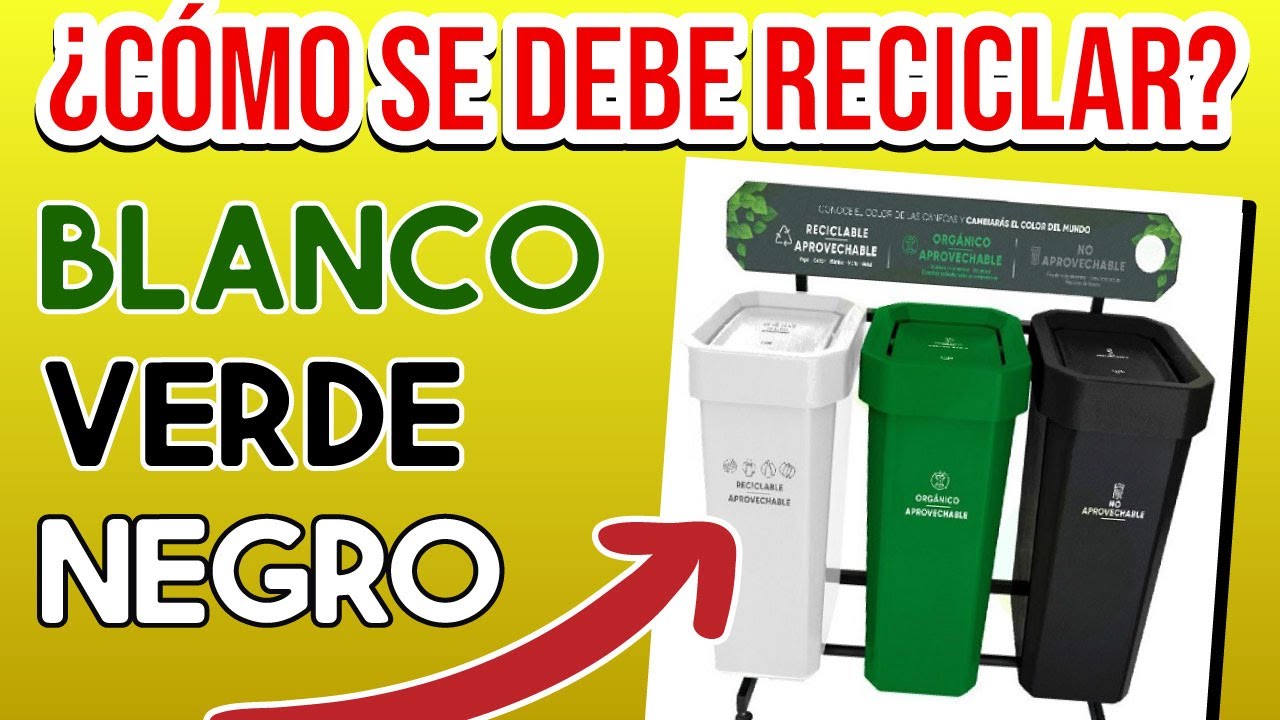 NUEVO código de COLORES PARA RECICLAR desde 2021 [Cuál es el Beneficio del Reciclaje]