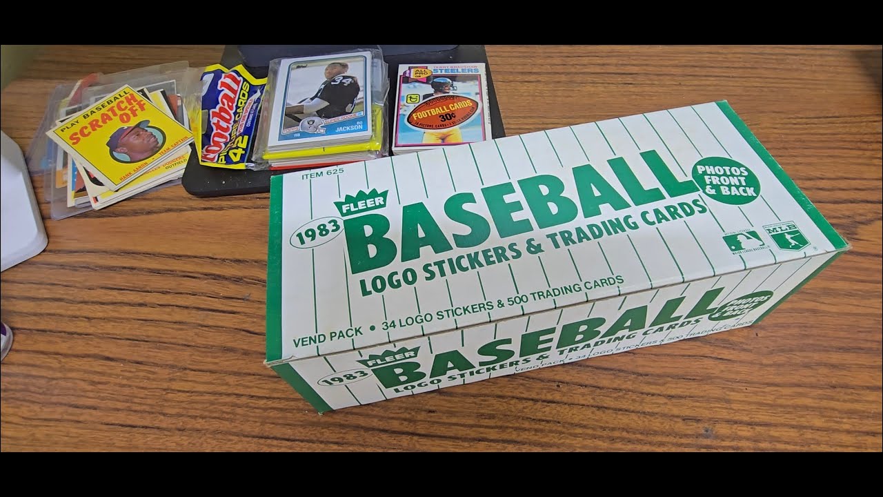 1983 Fleer Baseball BREAK (Vending) TOP HOF RCs!