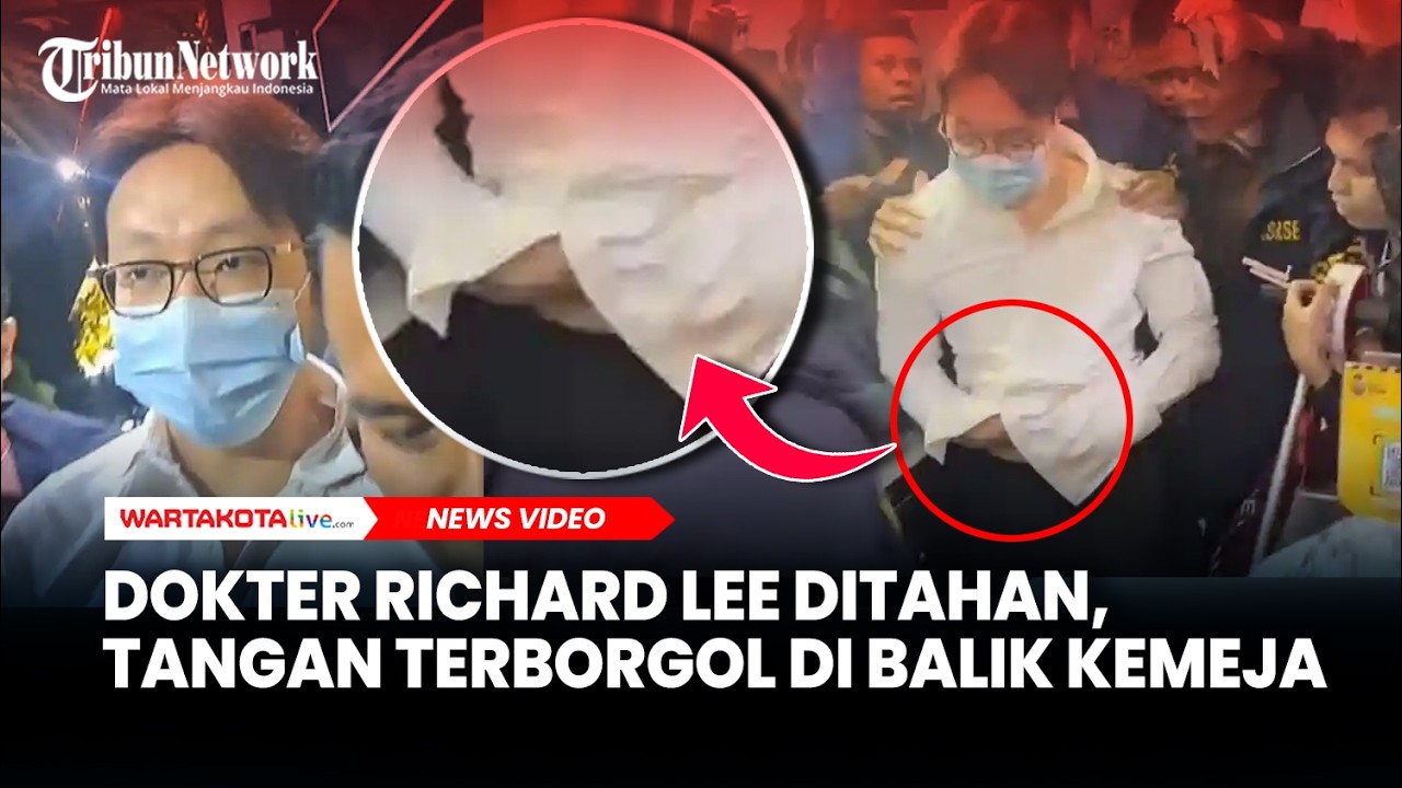 BREAKING NEWS: Dokter Richard Lee Ditahan, Tangan Terborgol di Balik Kemeja