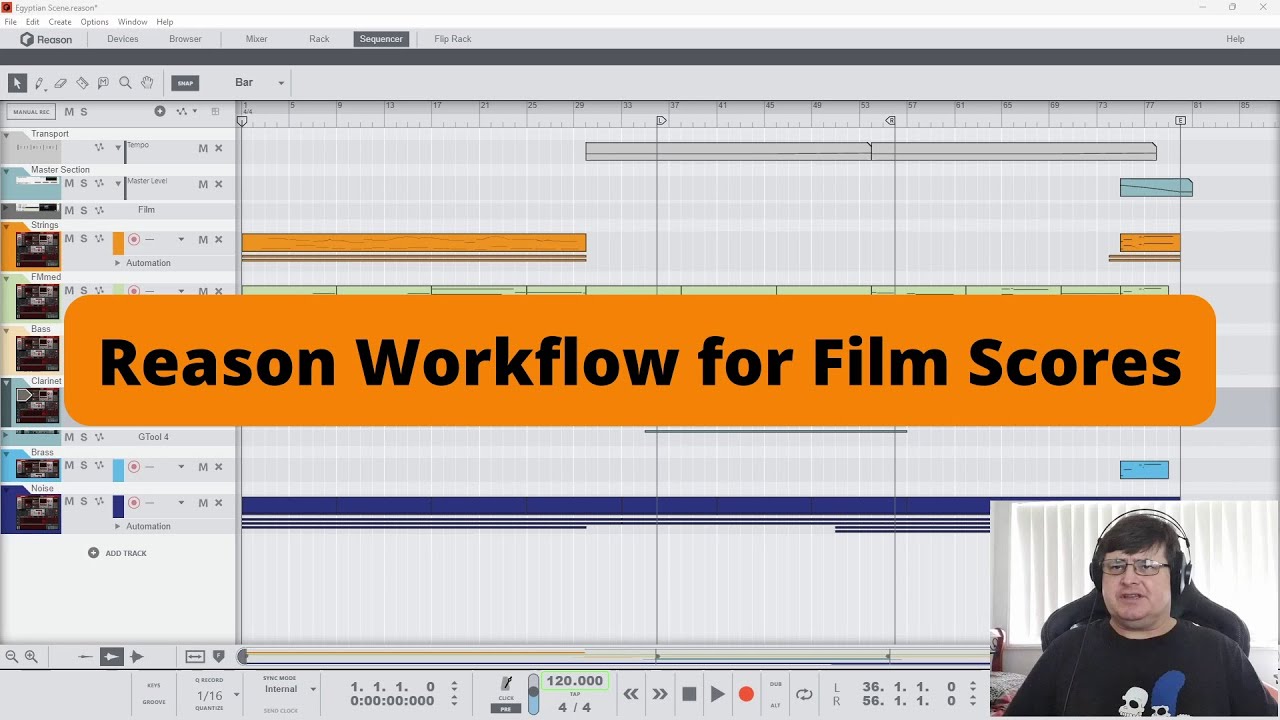 Reason Workflow for Film Scores