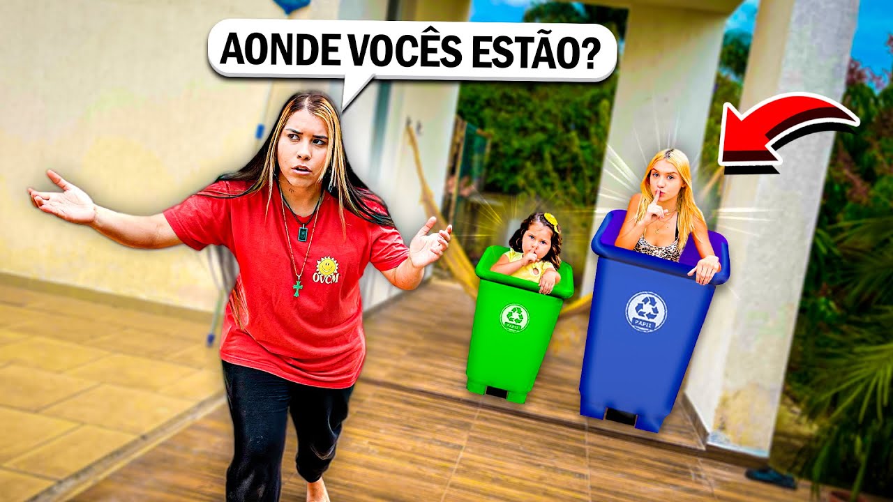 PASSAMOS O DIA CÊ ESCONDENDO DA LARISSA E ELA FICOU MUITO BRAVA!