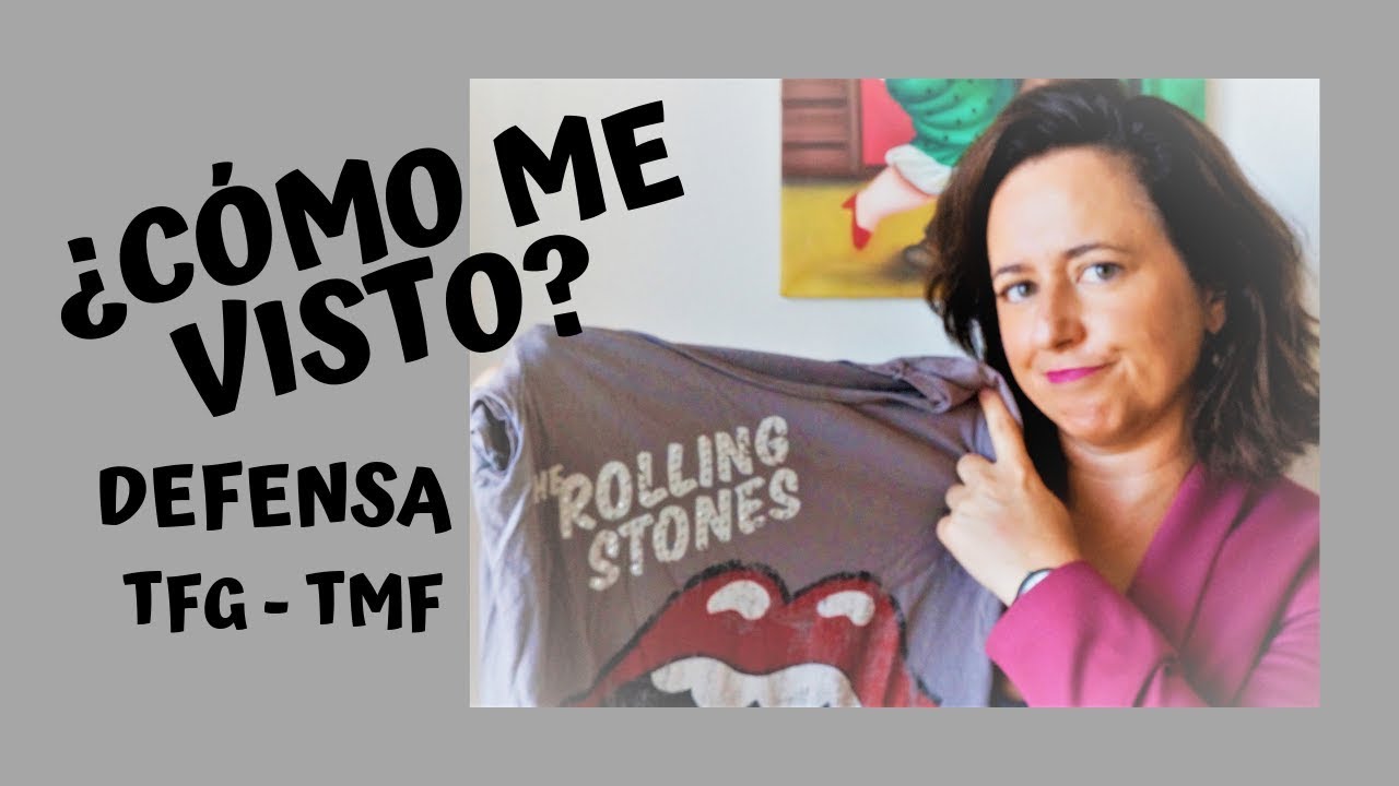 CÓMO ME VISTO para la DEFENSA del TFG-TFM o tesis