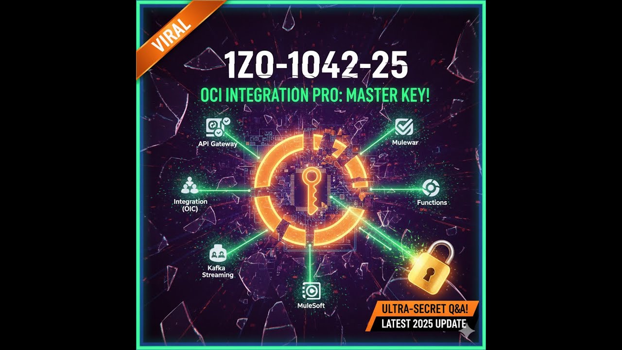 🚀🔥 OCI 2025 App Integration Professional (1Z0-1042-25) 🔥✅ Real Exam Q&A | Pass in 1st Attempt!
