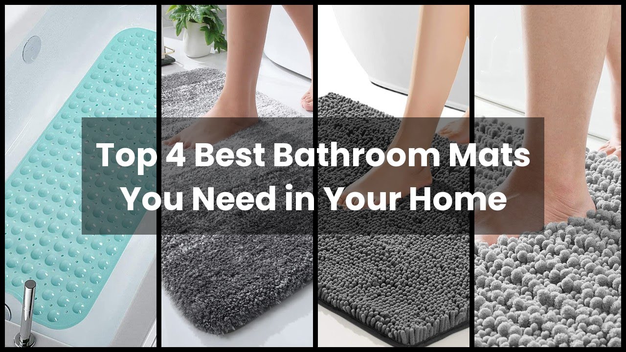 【Tapetes para ba&ntilde;o】Top 4 Best Bathroom Mats You Need in Your Home