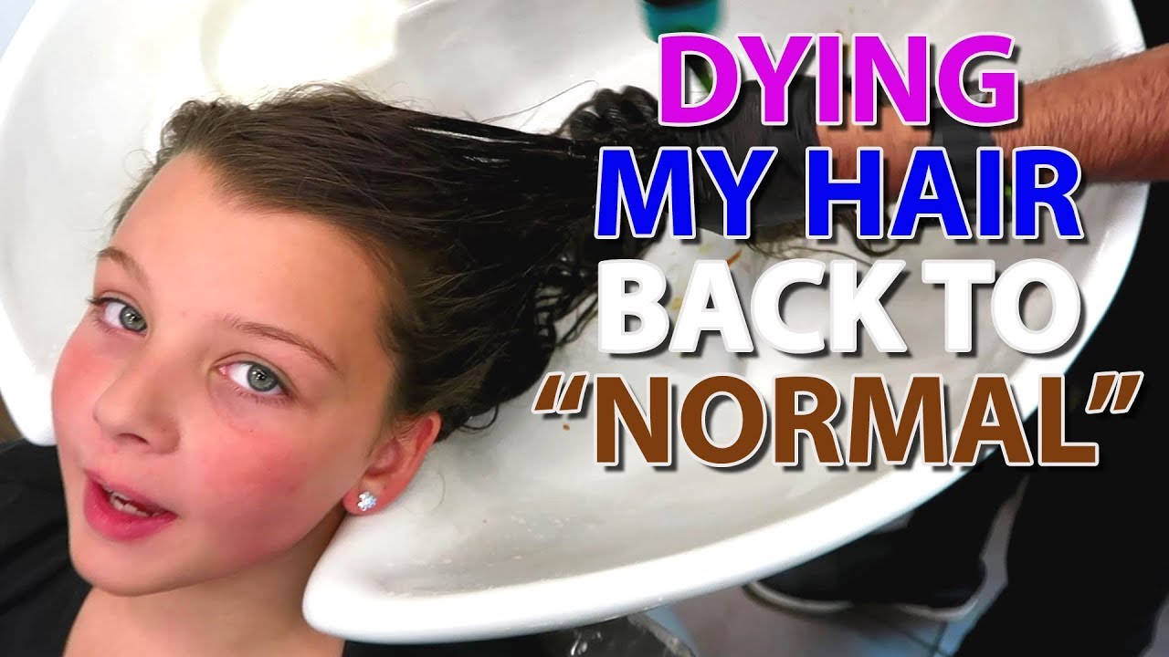 Dying My Hair Back to Normal | Blakely Bjerken