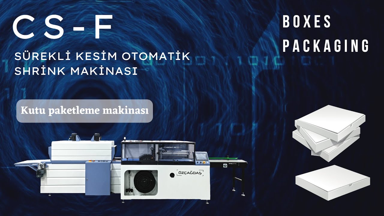 Kutu Paketleme Makinesi | S&uuml;rekli Kesim Skrink Makinası | K-CS