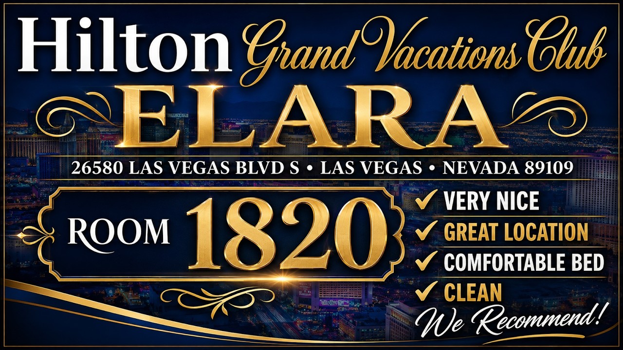 Hilton Grand Vacations Club Elara Center Strip Las Vegas, NV Room 1820