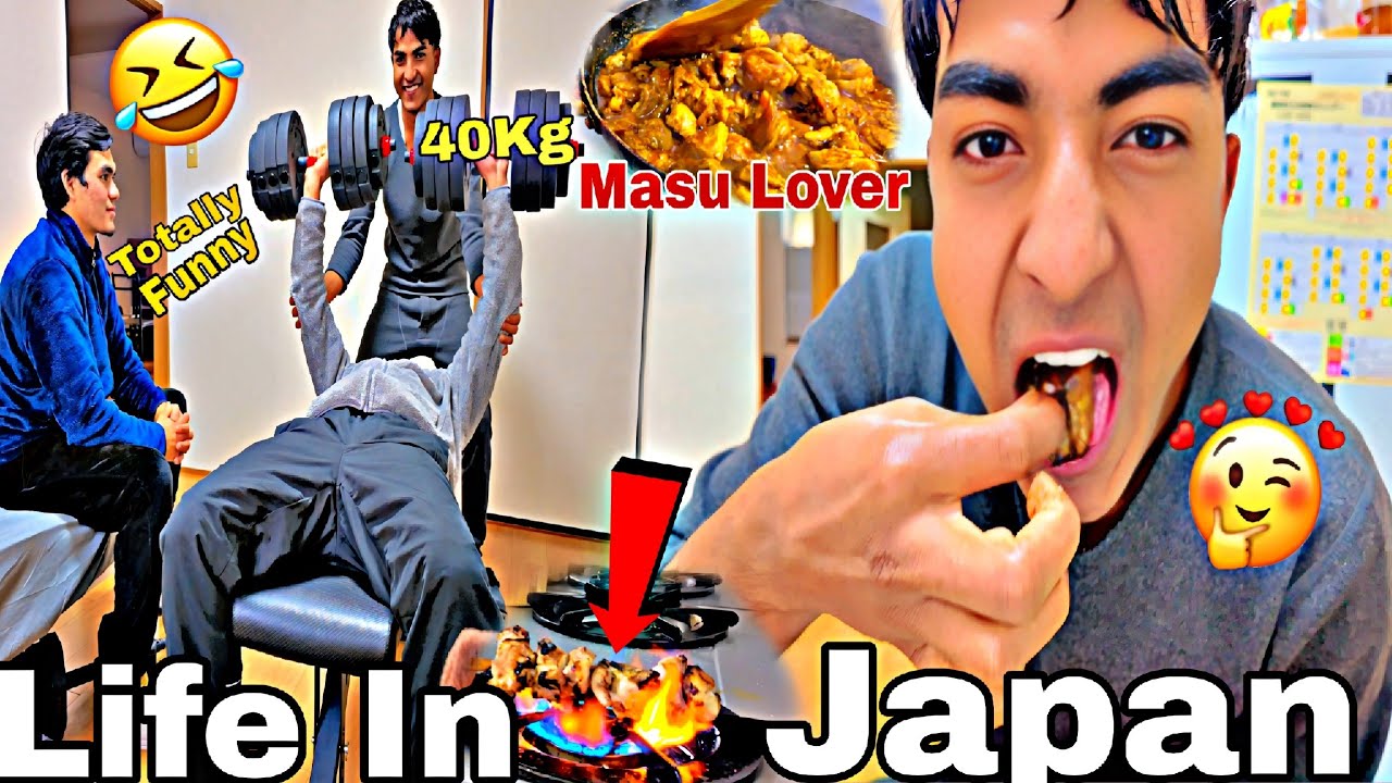 Ghar Ki Yaad Aa Gayi 🥹 Japan Mein Desi Tareeqay Se Masu Banaya 😋 | Building My Home Gym! 🏋️‍♂️ 