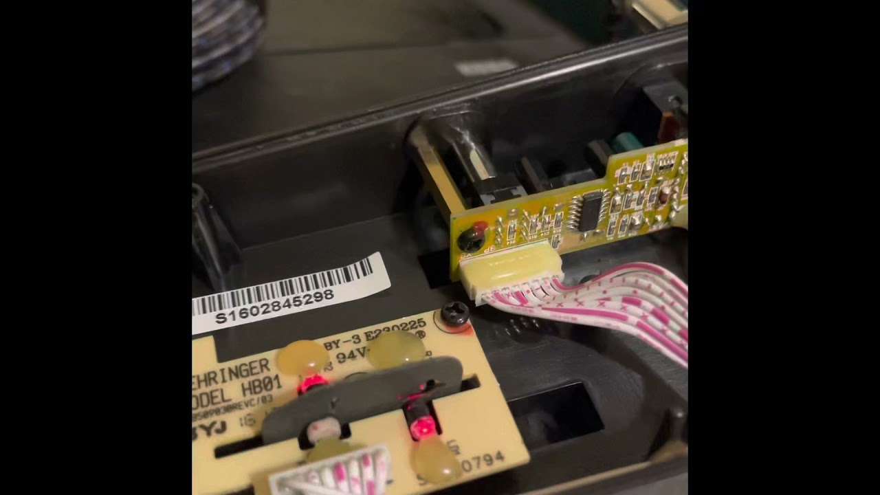 Behringer Hellbabe optical sensor/bypass fix