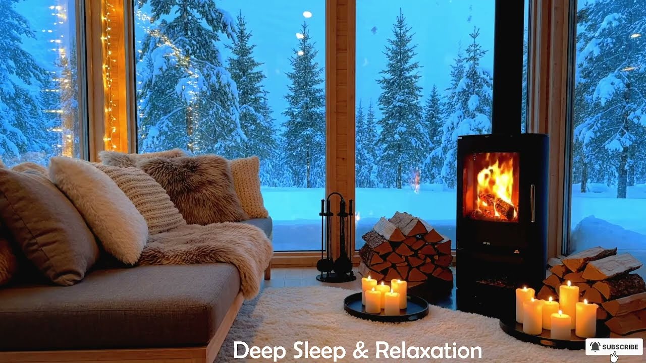Soft Fire Place Sounds for Sleep, Meditation and Relaxation