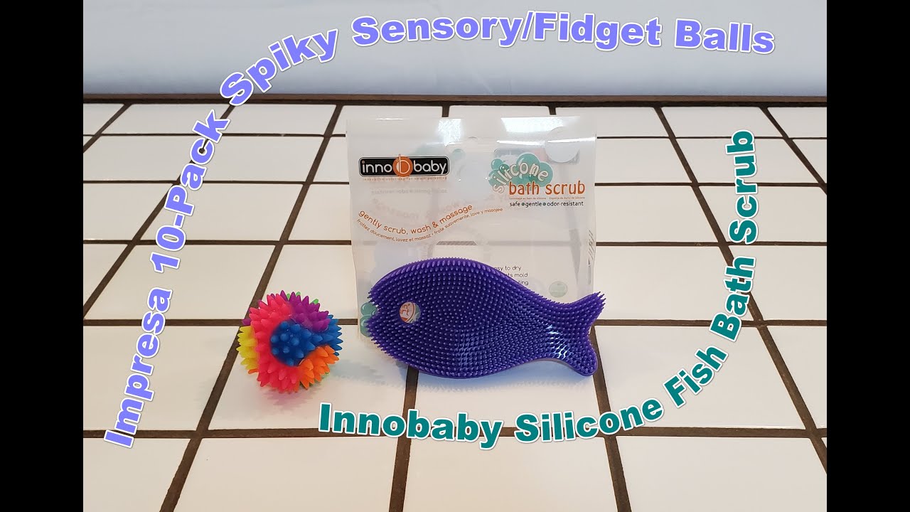 Spiky Sensory Ball Innobaby Bathin' Smart Silicone Fish