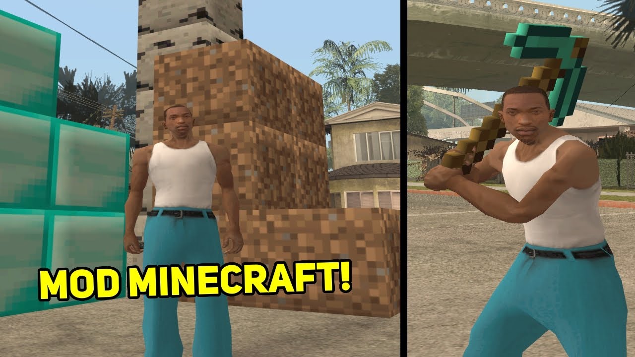 Mod MINECRAFT di GTA San Andreas
