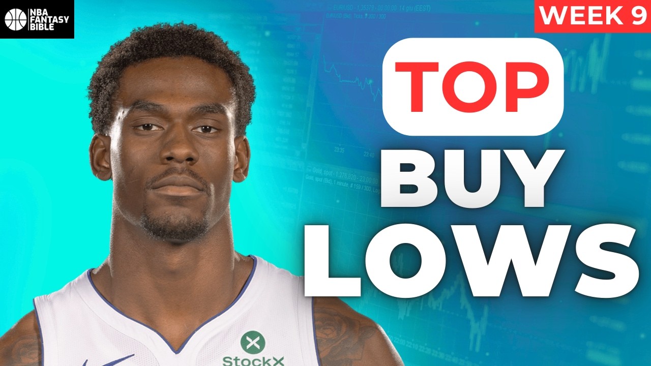 TOP BUY LOW Trade Targets || NBA Fantasy Basketball [Week 9]