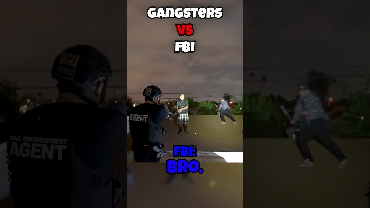 Gangsters fight FBI on roof!