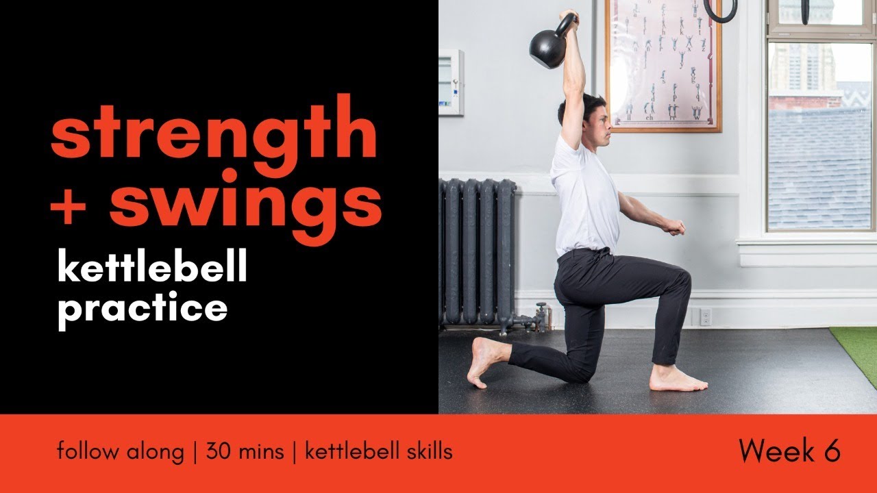 Strength + Swing | 30 mins | Complete Kettlebell Workouts 6/7 | Press + Get-up for #strength