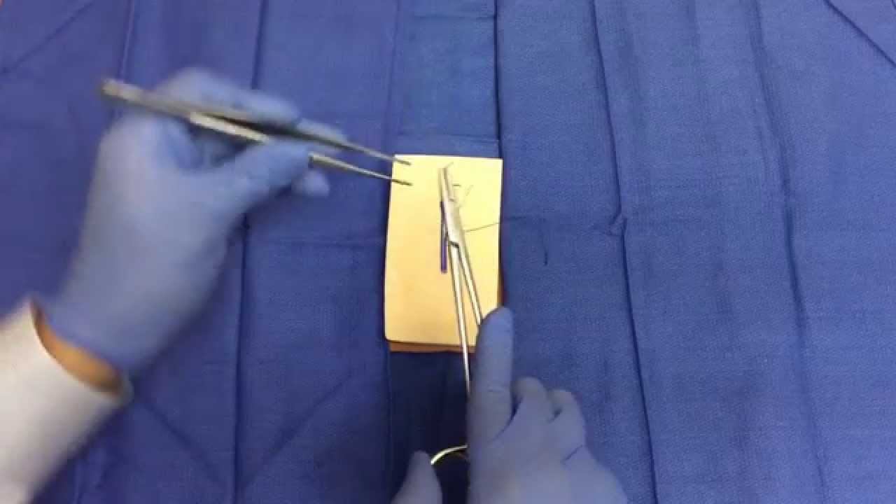 Instrument tie - Surgeon's knot