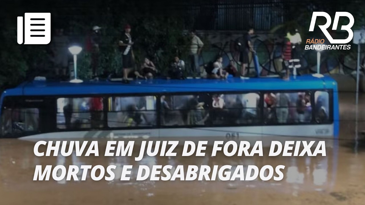Chuva em Juiz de Fora deixa 22 mortos e 400 desabrigados