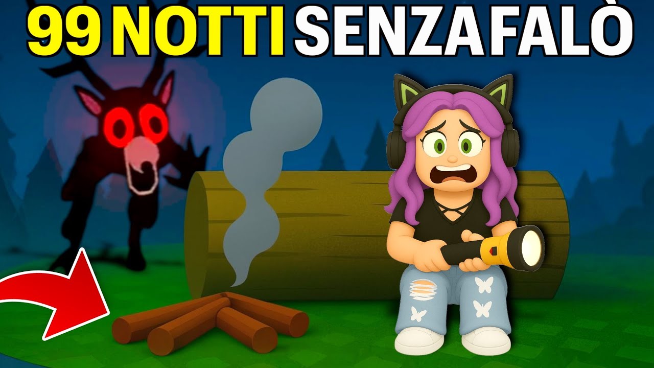 I SURVIVED without a CAMPFIRE for 99 NIGHTS in the Roblox FOREST 😱