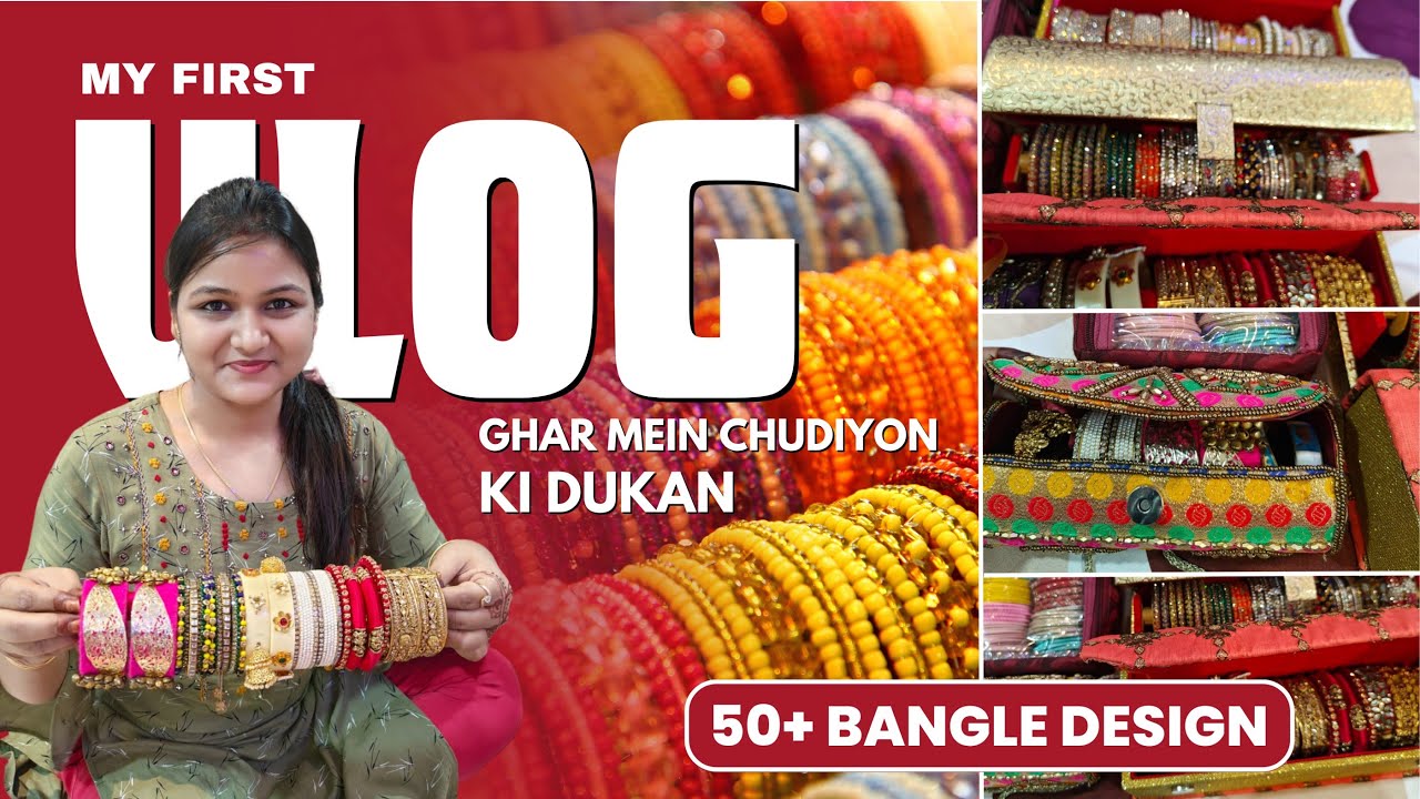 My first vlog 🤗| My Bangle collection on teej | मेरे पास इतनी सारी चूड़ियां हैं | #firstvlog #bangles