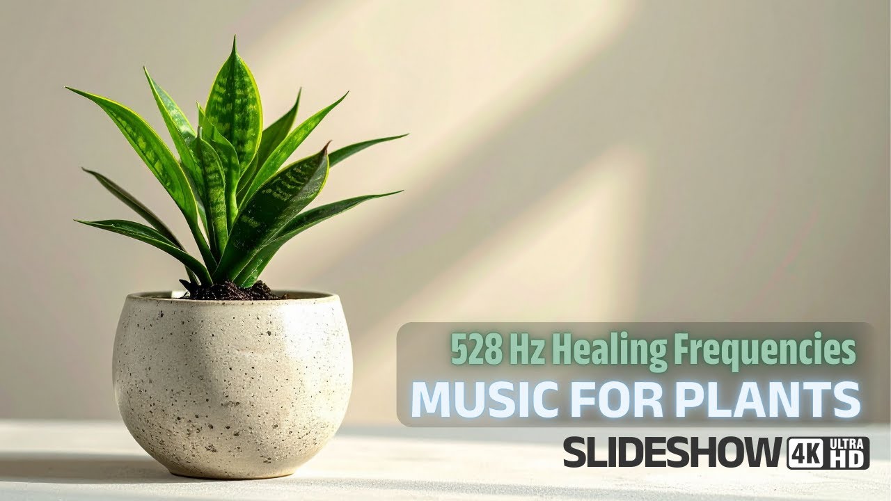 12 Hours Music to Make Houseplants Grow 🌱528 Hz Healing Frequencies