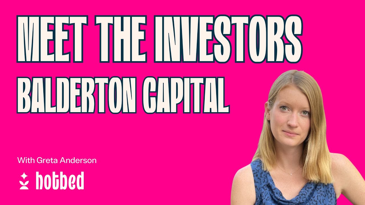 The thought process behind investing at Balderton Capital.