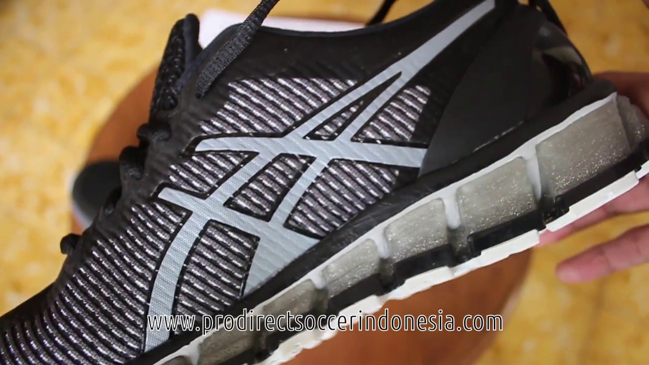 Sepatu Lari Asics Gel Quantum 360 CM Onyx White Silver T6GIN 9901 Original