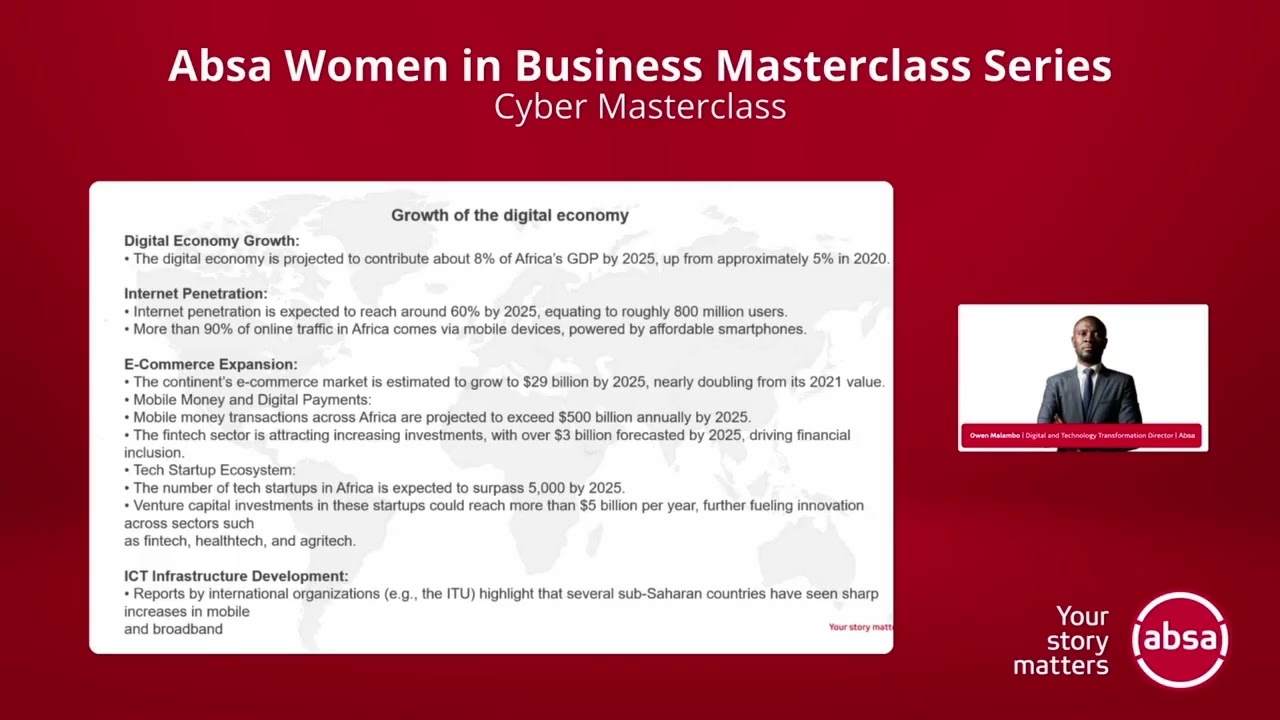 Absa Women In Business Masterclass - Cybersecurity
