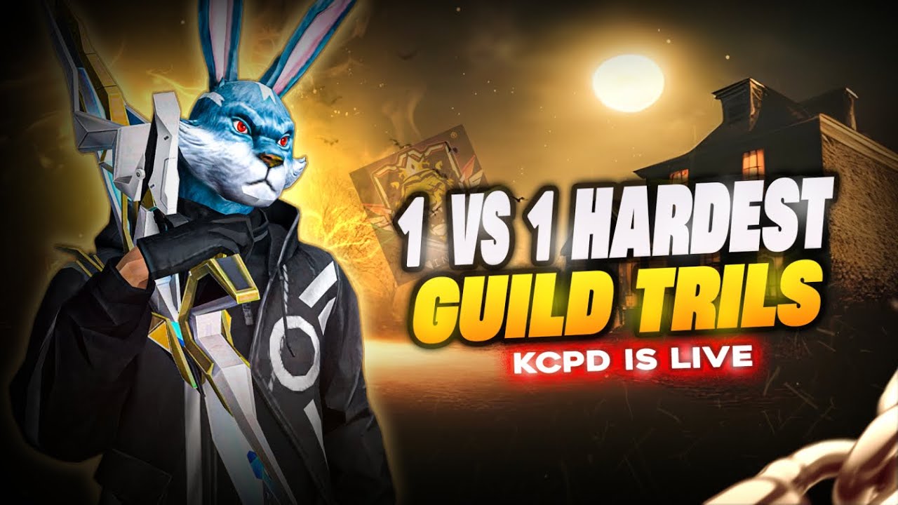 1 VS 1 GUILS TRILS  IN TELUGU ⚔️ || FREE FIRE LIVE IN TELUGU || #KCPD  #kcpdgaming