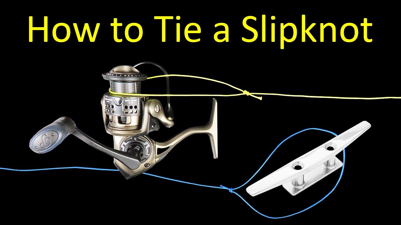 How to Tie a Simple Slipknot for Beginners (fishing reel or pier knot)