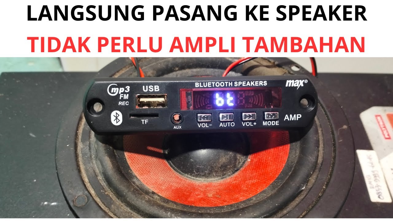 REVIEW MODUL MP3 BLUETOOTH DILENGKAPI AMPLIFIER