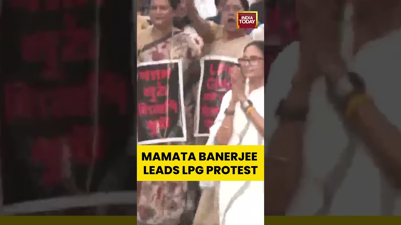 Mamata Banerjee Leads 1-Min LPG Protest Rally in Kolkata Against Gas Shortage | Opposition Voices