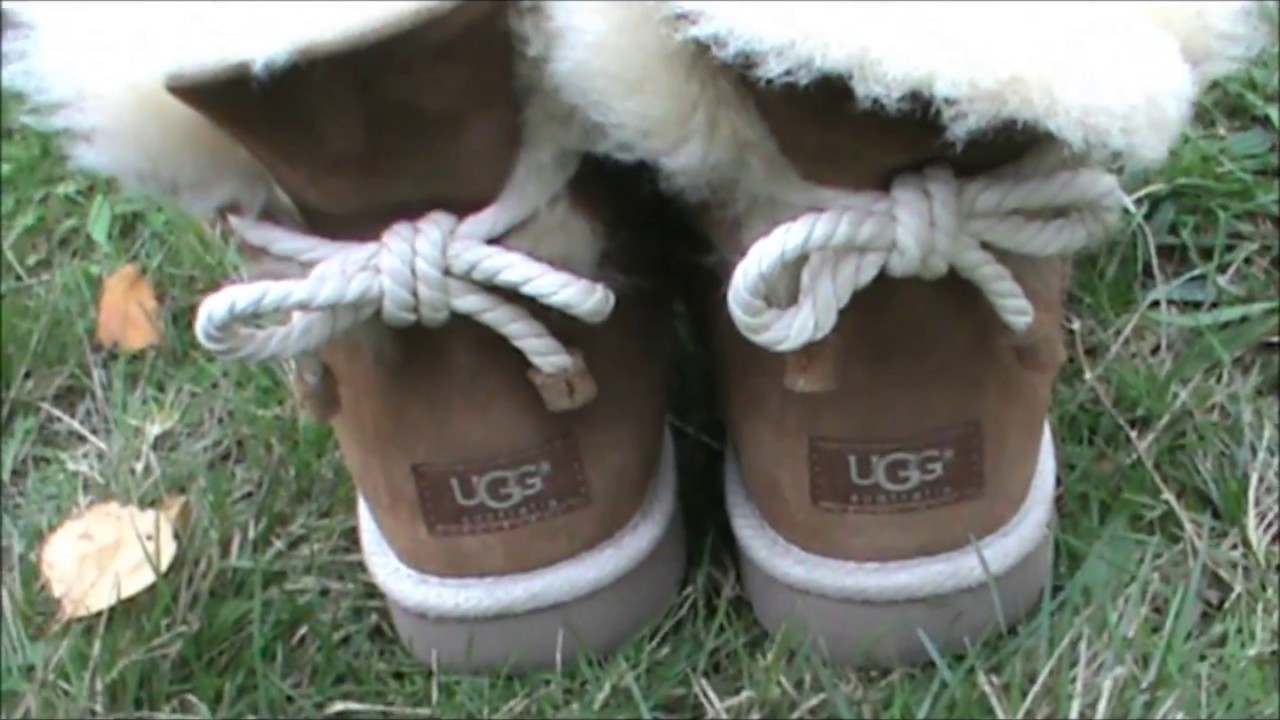 Showing inside of my pretty chestnut Ugg Selene
