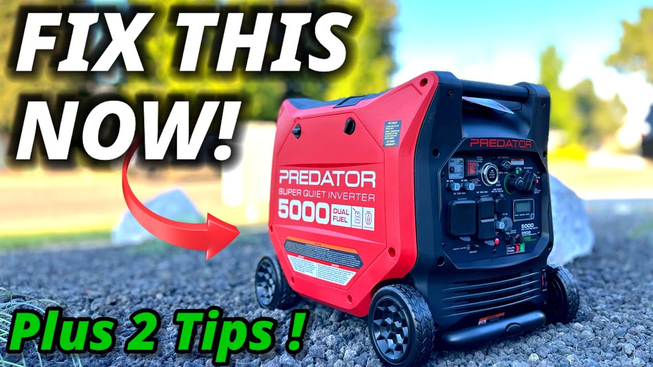 Ремонт и советы новым владельцам Harbor Freight Predator 5000!