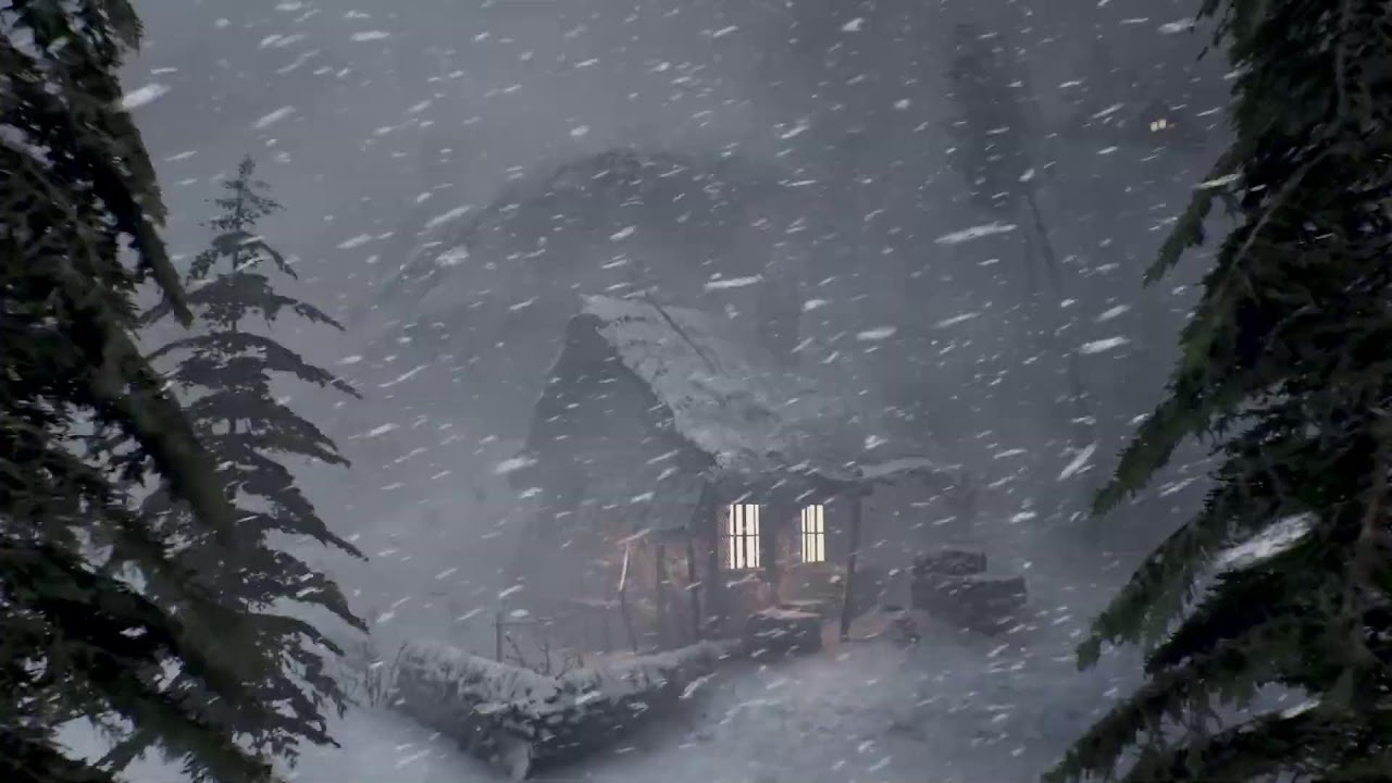 ZAMROŻONA OTCHŁAŃ Blizzard 2025 z Niezłomną Atmosferą Śnieżnej Burzy | ZJAZD POLARNEGO WIATRU VOIDFR