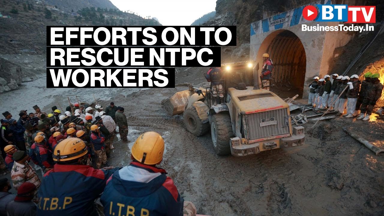 Tapovan tunnel: Update on rescue efforts to save NTPC workers