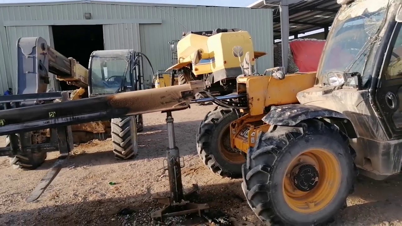 JCB FORKCLIFT 53-70 how to repair boom hose