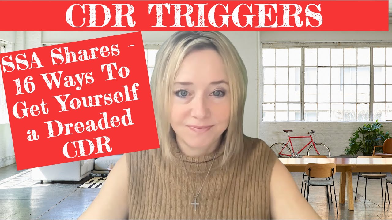 SSA Shares 16 Ways To Get Yourself a Dreaded CDR