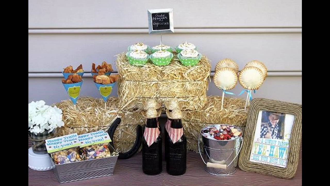 Cool Cowboy party decorating ideas