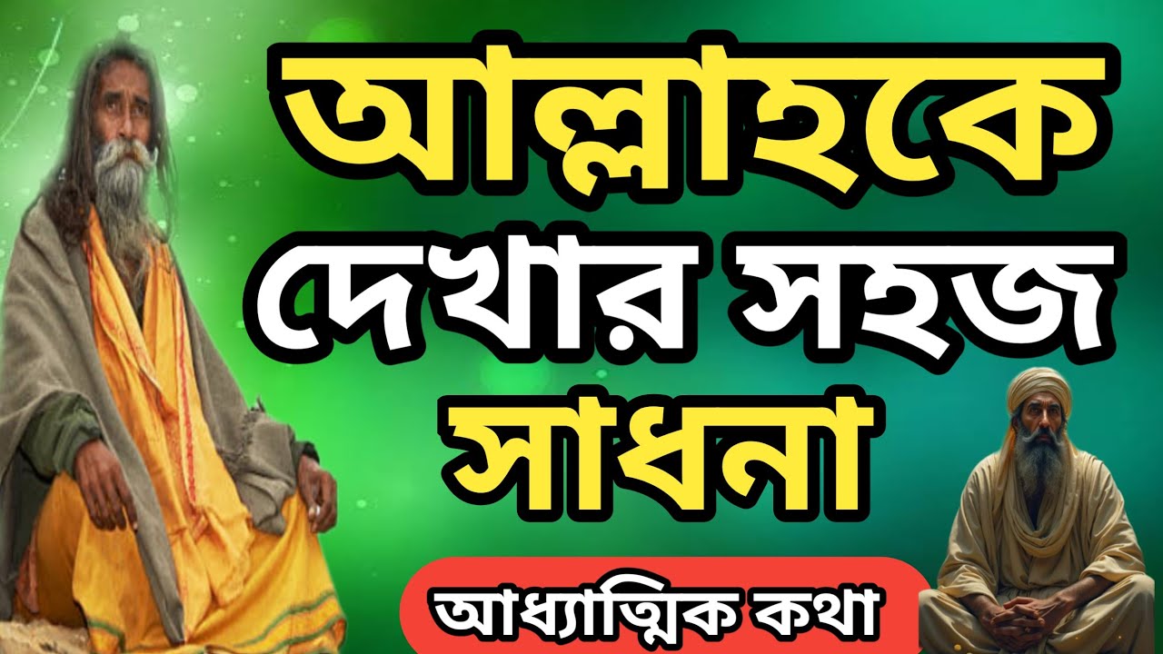 আল্লাহকে চেনা ও দেখার সহজ সাধনা কি  তা জেনে নিন sadhguru,সদগুরু,01723069092
