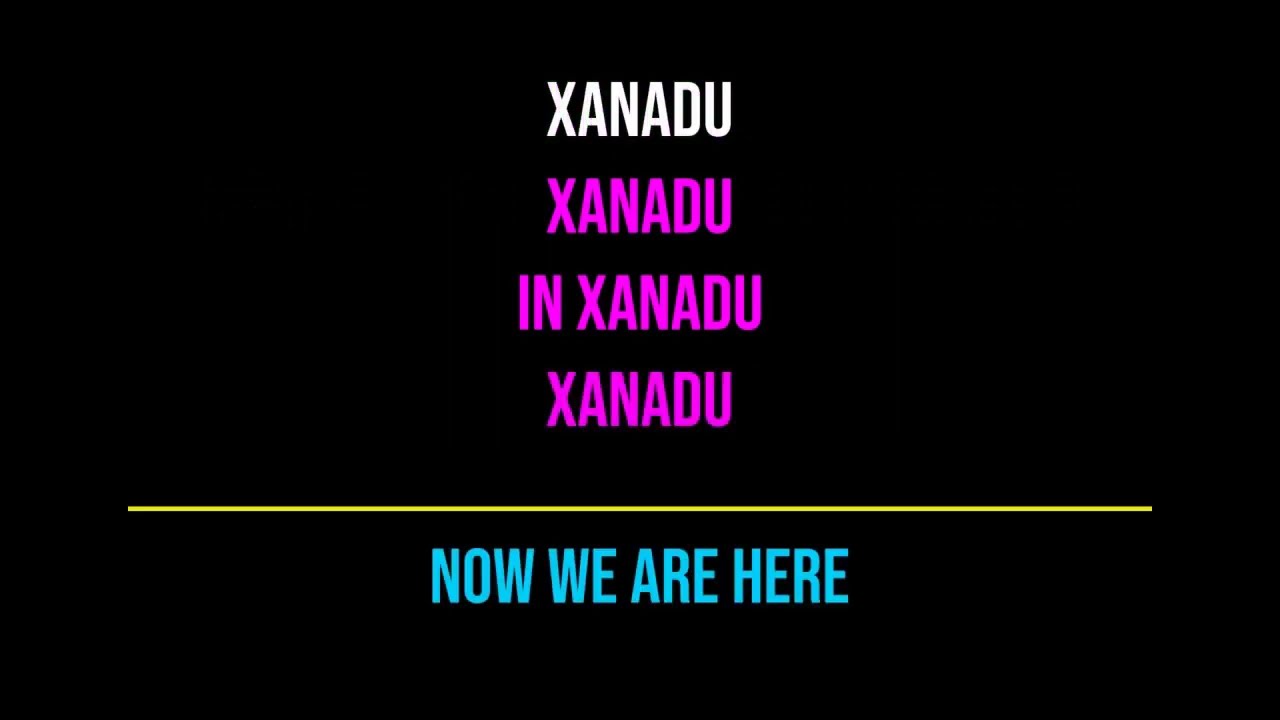 KaraoKe • Xanadu • Olivia Newton-John • Original Audio With Backing • Lower Key