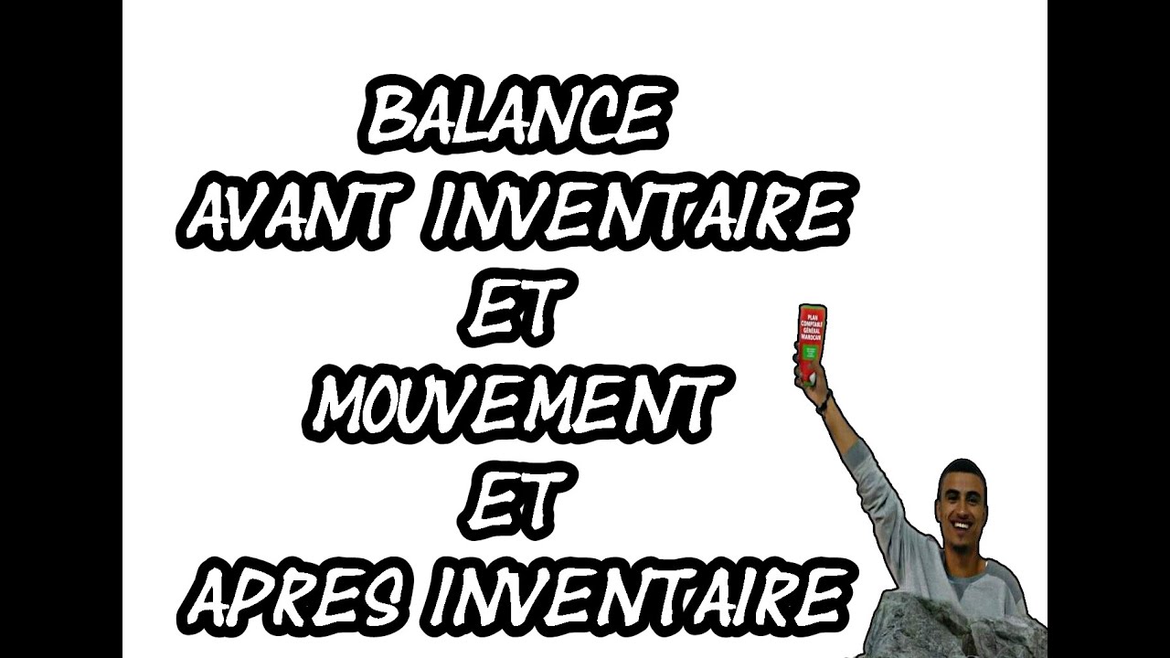 AMORTISSEMENT : Balance Avant et Mouvement et Apres Inventaire  AHMED FETTAH Compta DARIJA