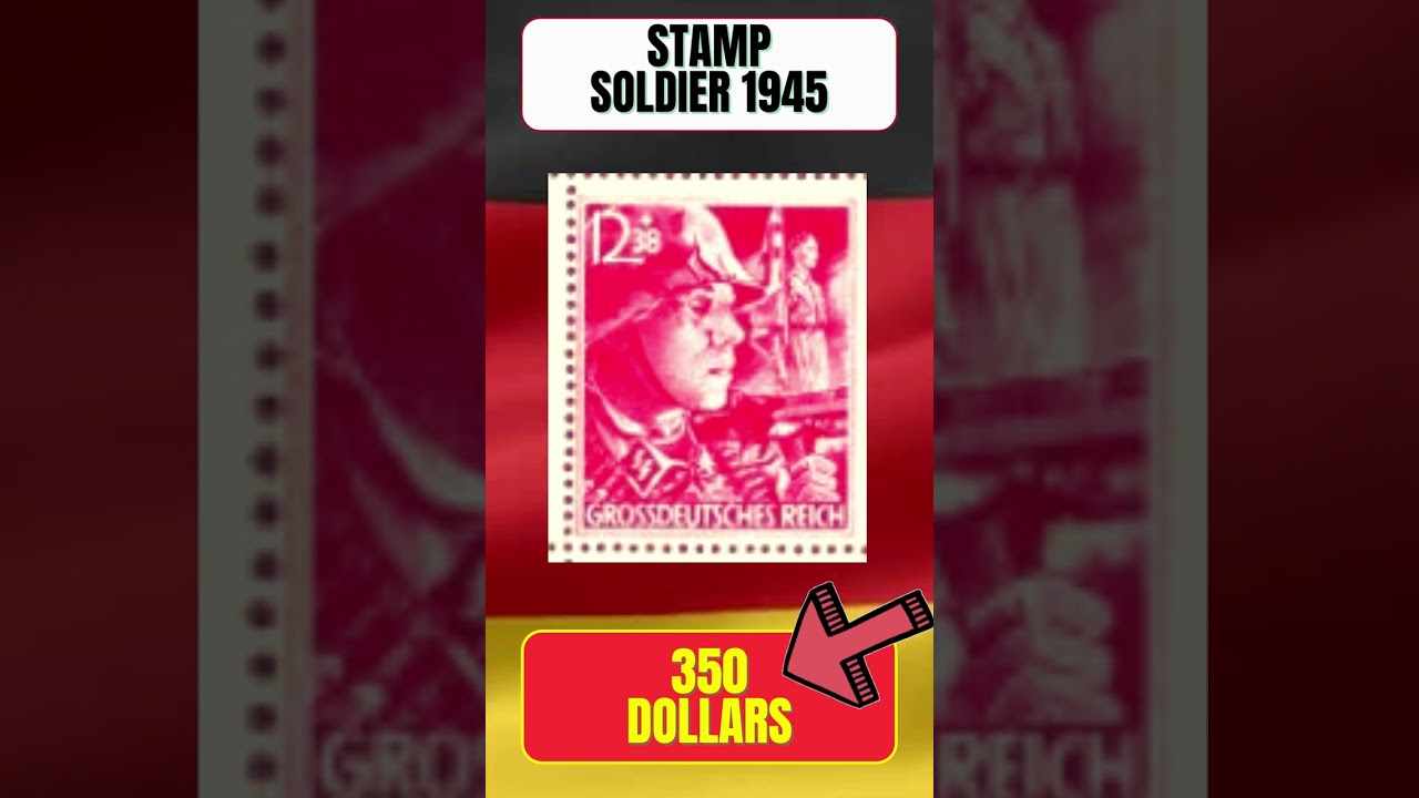 GERMAN STAMP 1945 #shorts #valuablecollection #stamps #collection #stampscollection #germanstamps